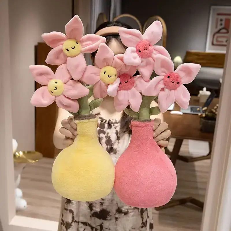 fleur peluche