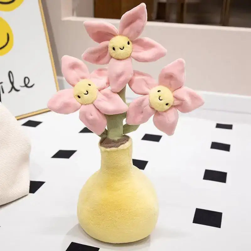 fleur peluche
