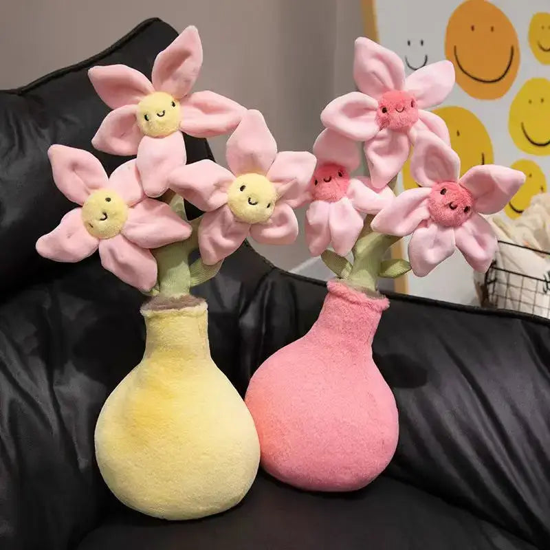 fleur peluche