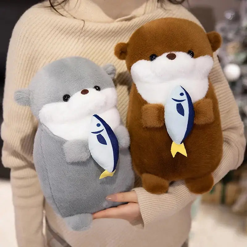 Folia la Loutre avec son Poisson