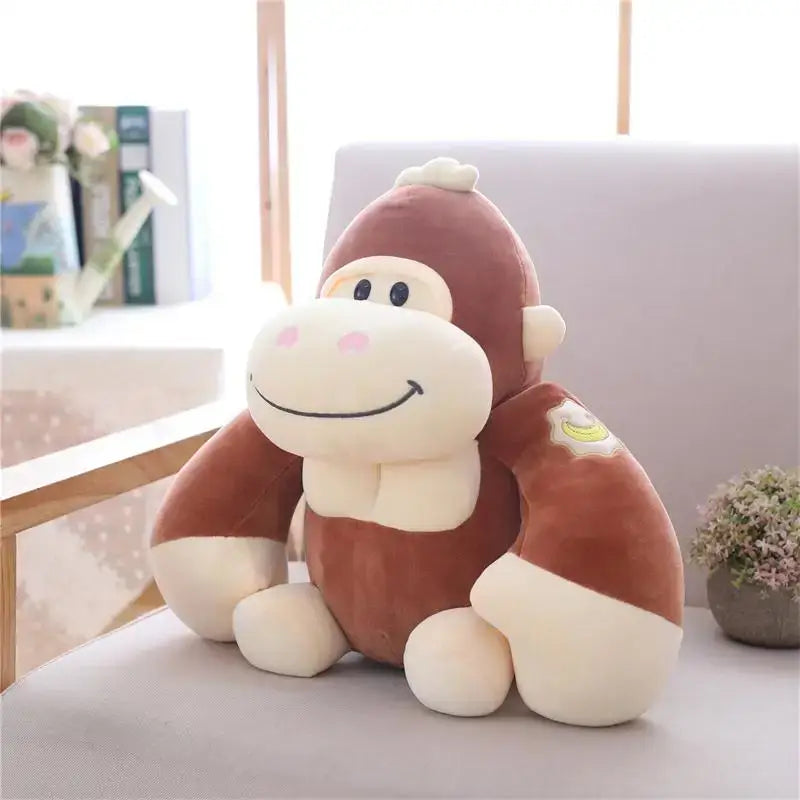 grande peluche gorille - Brun / 28cm