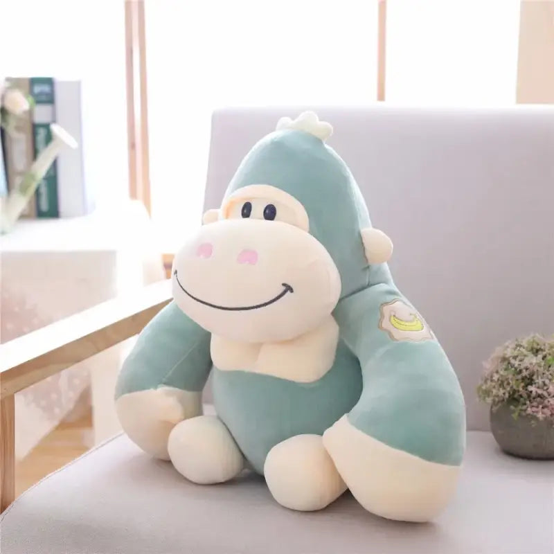 grande peluche gorille - Vert / 28cm