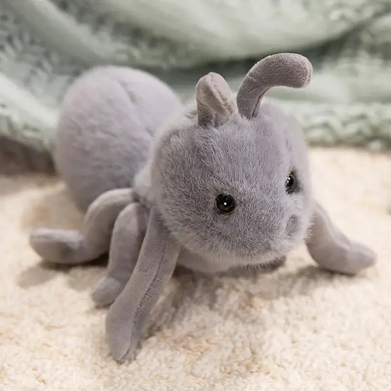fourmi peluche Gris