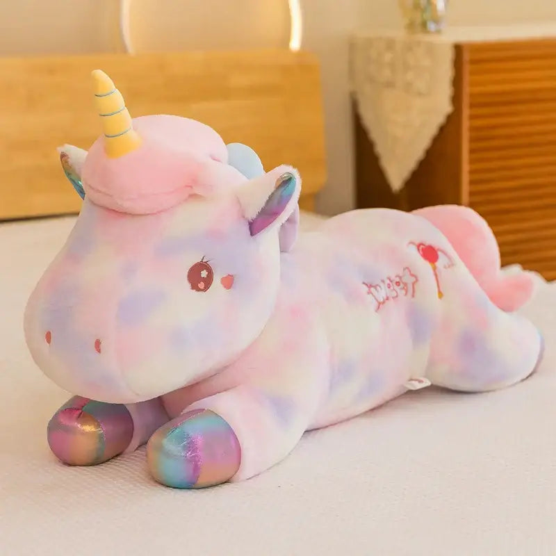 Géante Peluche Licorne - Rose / 60 cm - Géante Peluche Licorne