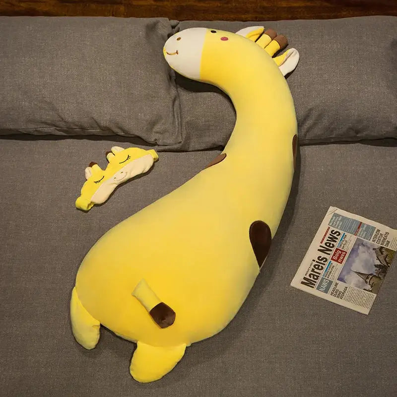 girafe geante peluche - 70cm