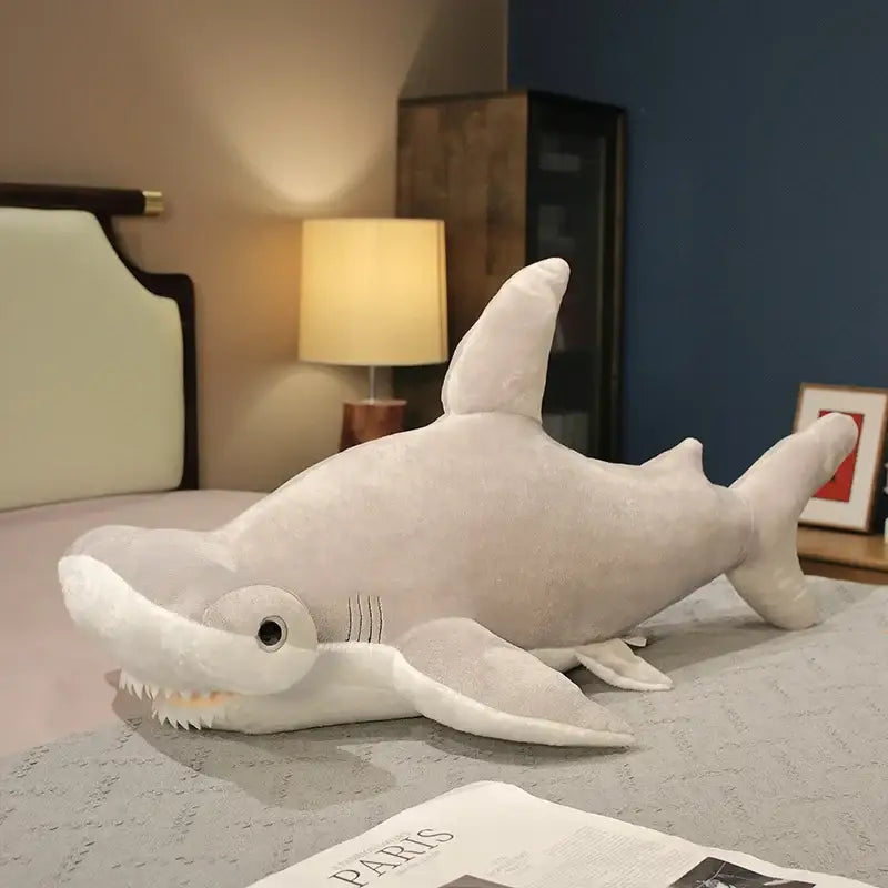 Gérard le Requin Marteau - Gris / 55cm - Peluche Requin Marteau Mignon