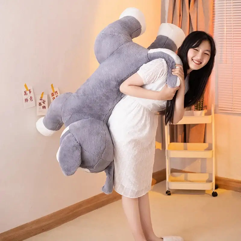 peluche chien géante