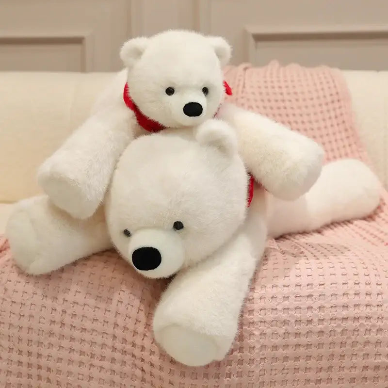 ours polaire en peluche blanc