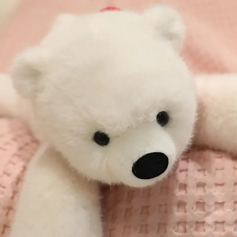 ours polaire en peluche blanc