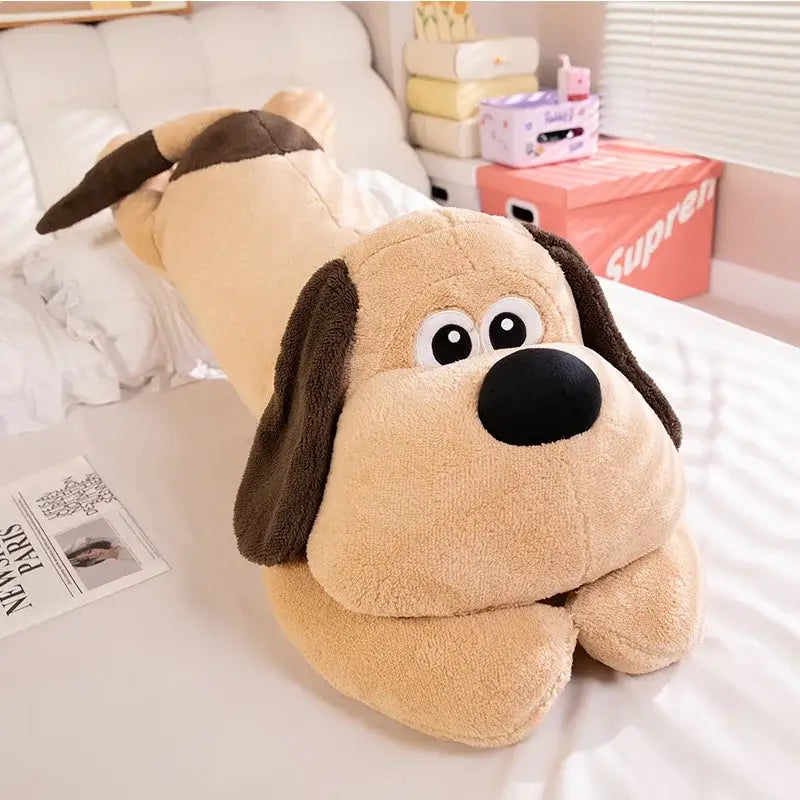 grand chien en peluche - 80cm