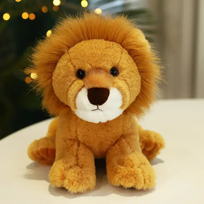 grand lion peluche - 28cm