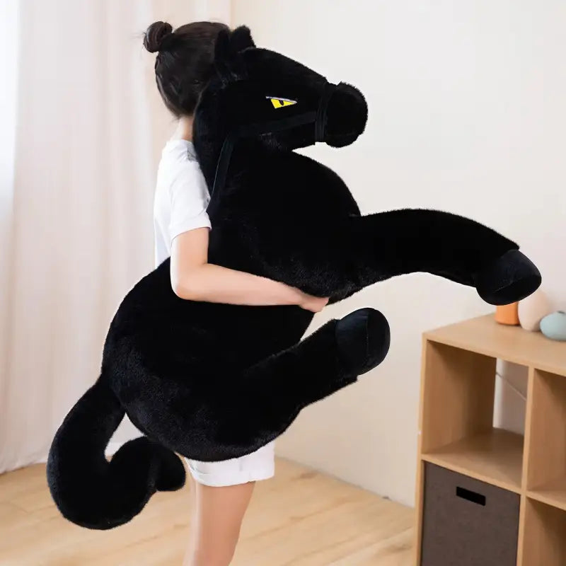 grande peluche cheval