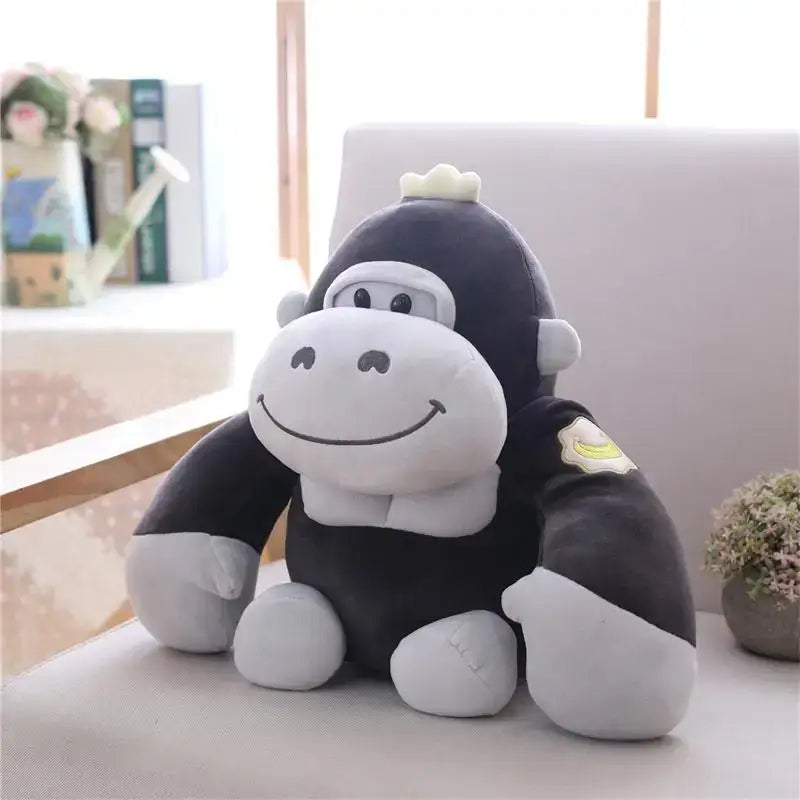 grande peluche gorille - Noir / 28cm