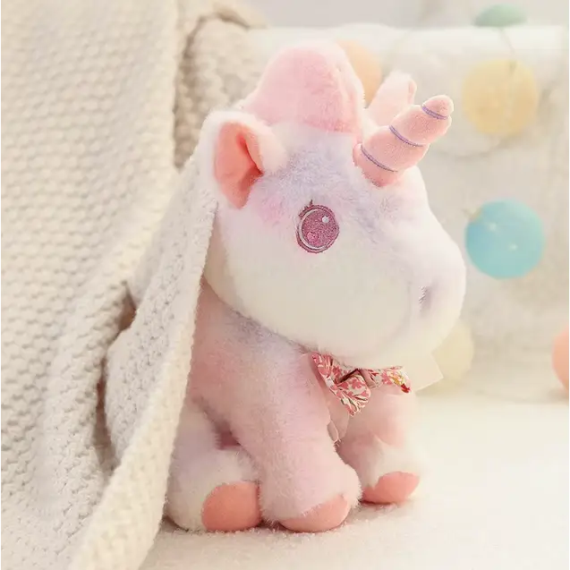 grande peluche licorne rose