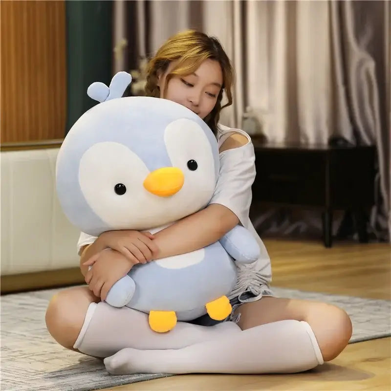 grande peluche pingouin