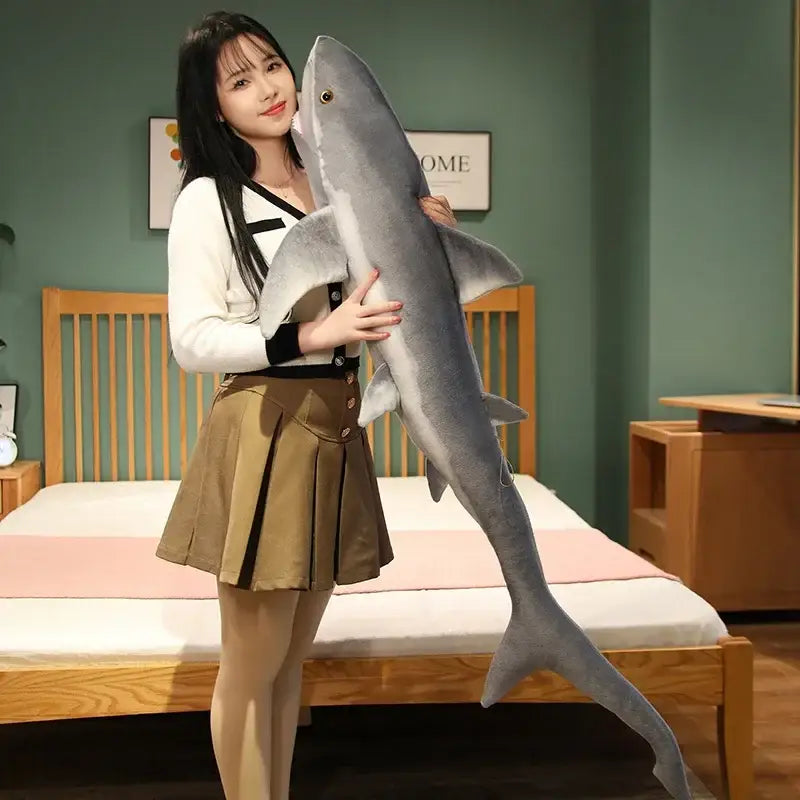 grande peluche requin - 60cm