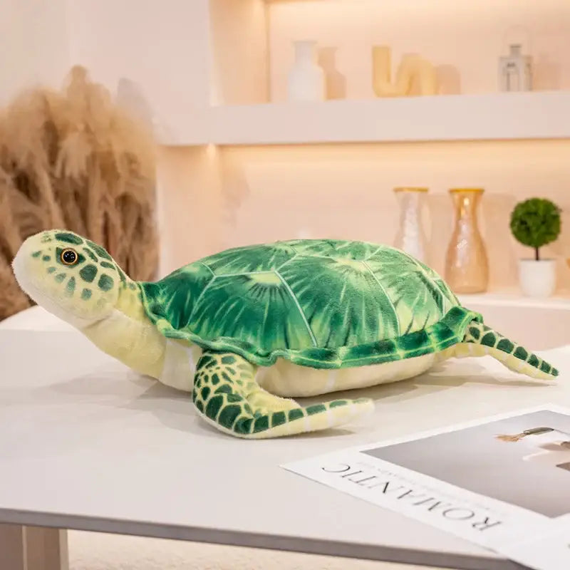 grande peluche tortue - Vert / 35cm