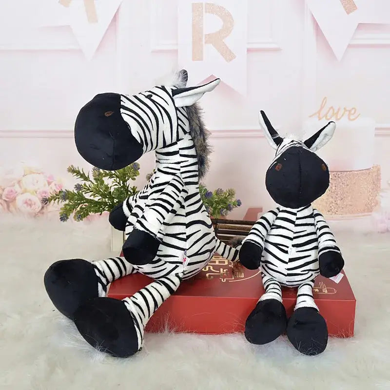 grande peluche zèbre