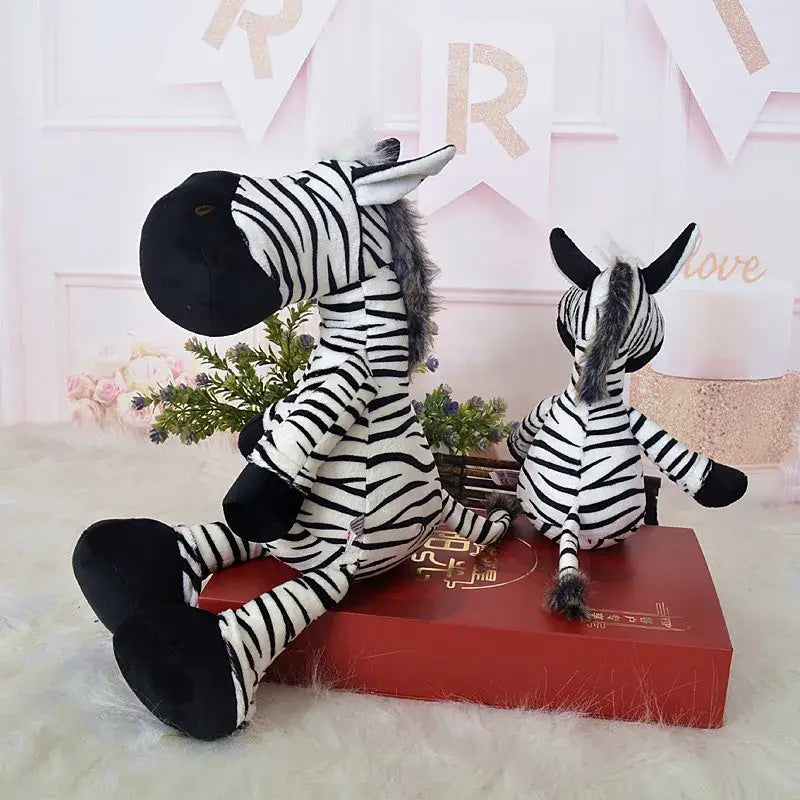 grande peluche zèbre