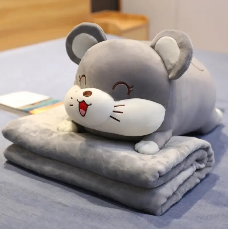 Grisa la Souris Grise - 50cm avec couverture