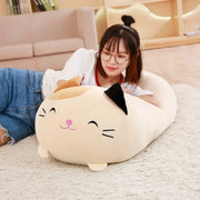 gros chat en peluche