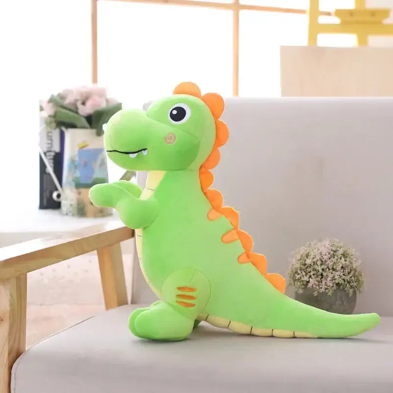 gros dinosaure en peluche - Vert Clair / 40cm