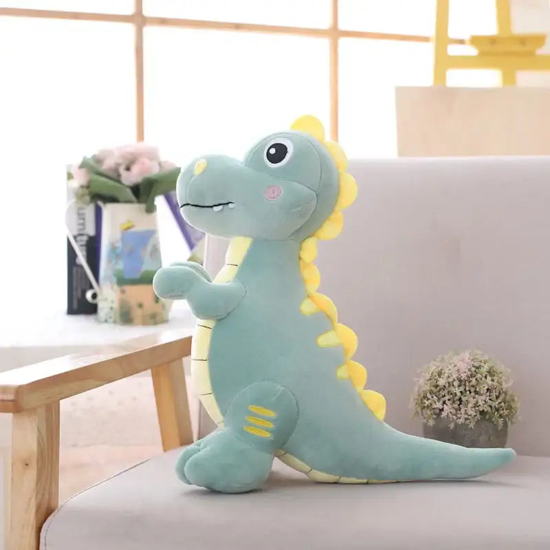 gros dinosaure en peluche - Vert Foncé / 40cm