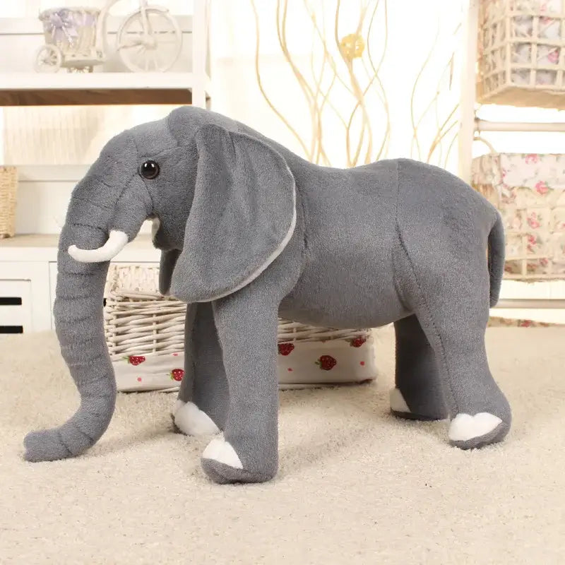 gros elephant en peluche - 42x32cm