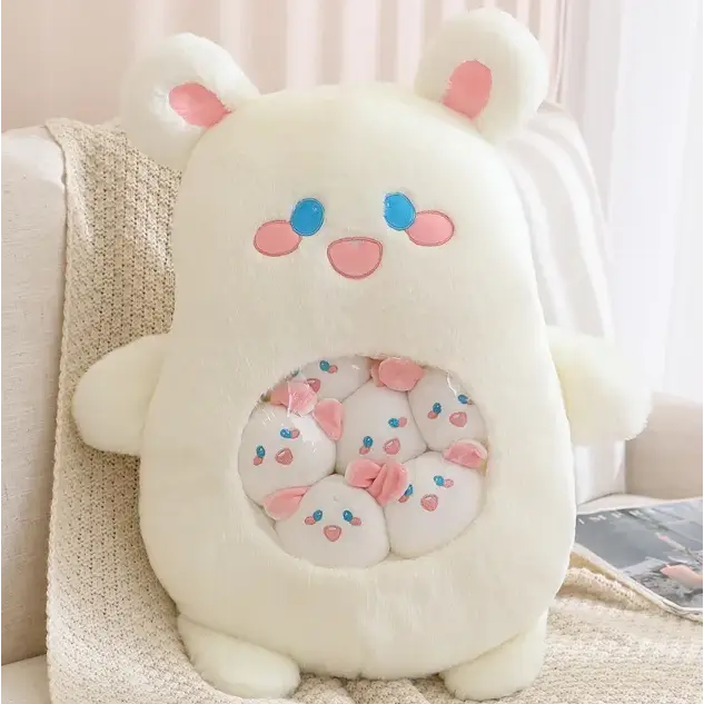 gros lapin peluche