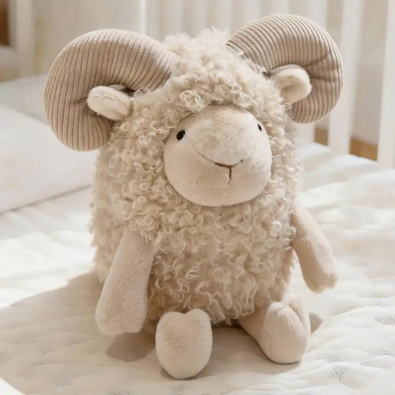 Gros Mouton En Peluche - Beige