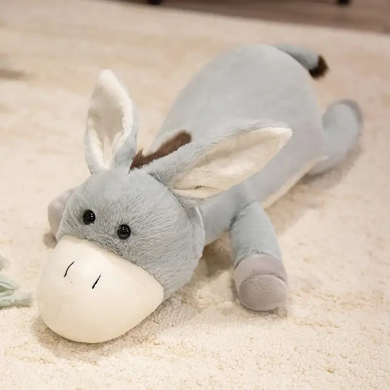 grosse peluche ane - Bleu / 50cm