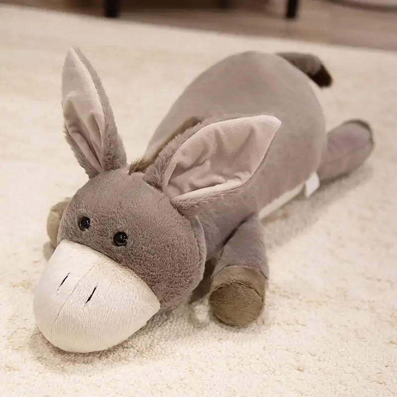 grosse peluche ane - Gris / 50cm