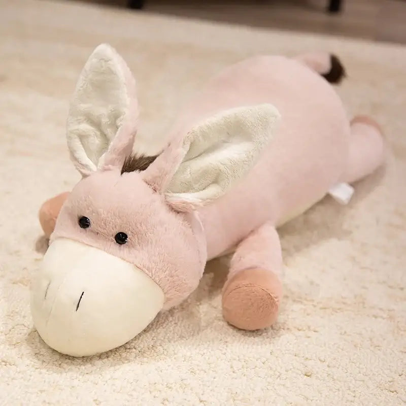 grosse peluche ane - Rose / 50cm