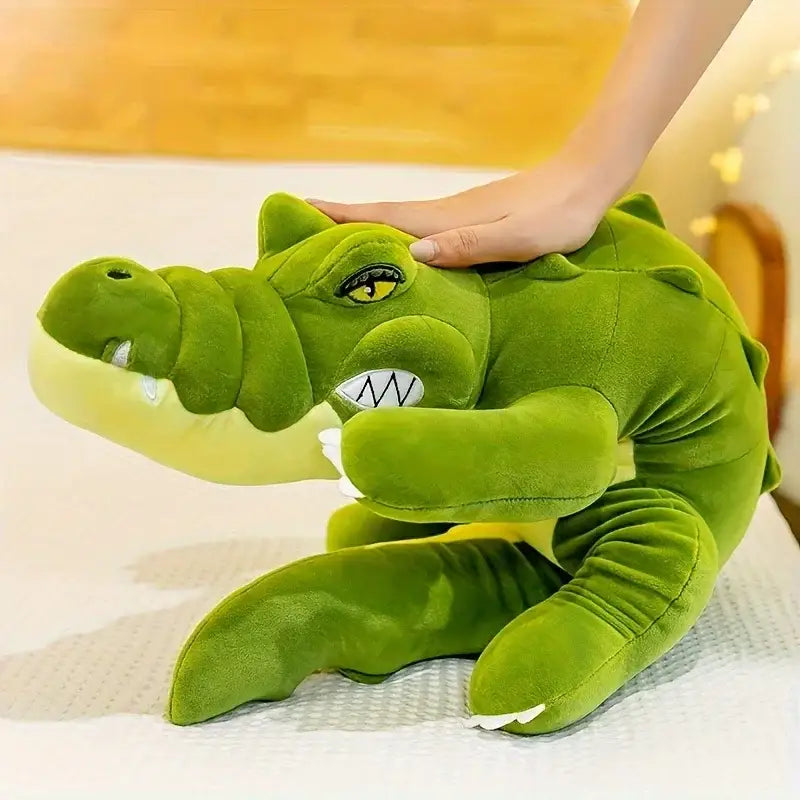 grosse peluche crocodile