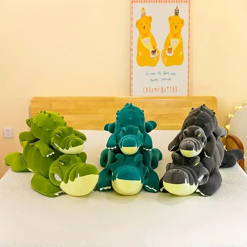 grosse peluche crocodile