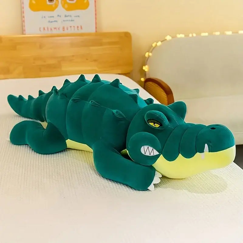 grosse peluche crocodile - Vert Foncé