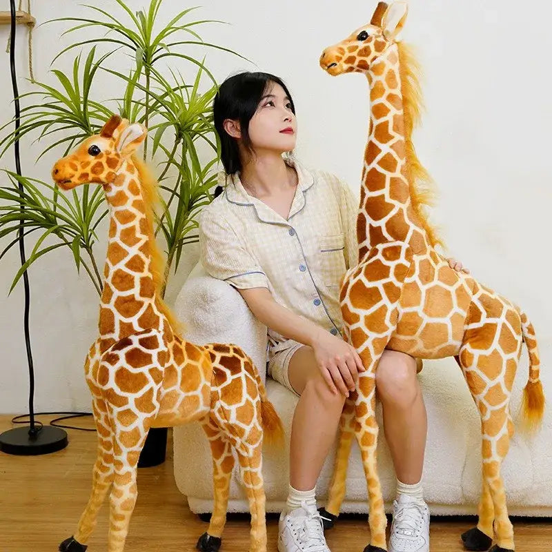 grosse peluche girafe - 35cm