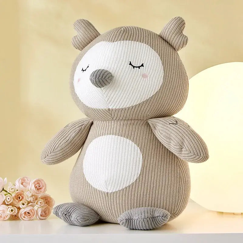 grosse peluche hibou - Brun / 25cm