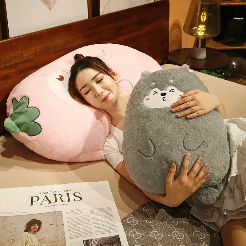 grosse peluche husky