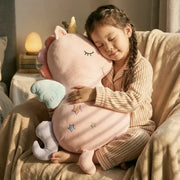 grosse peluche licorne rose - pink