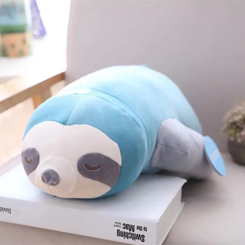 grosse peluche paresseux - Bleu / 65cm