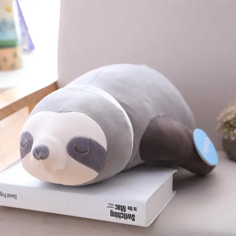 grosse peluche paresseux - Gris / 65cm