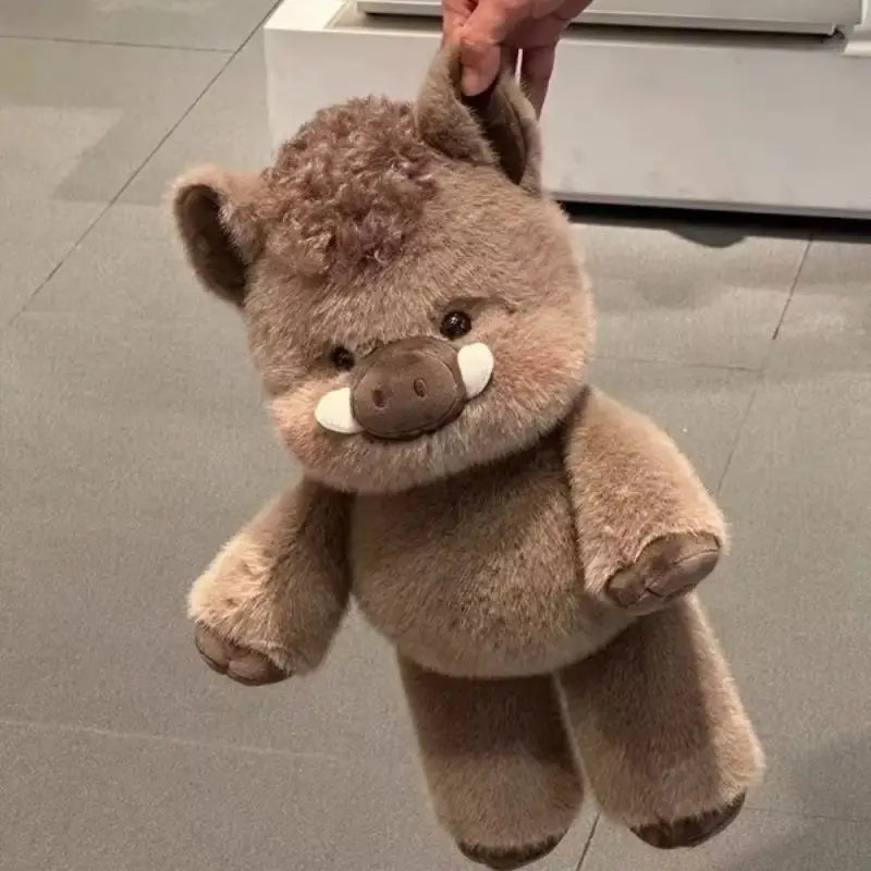 grosse peluche sanglier - Brun Foncé