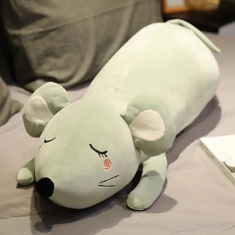 grosse peluche souris - Vert / 70cm