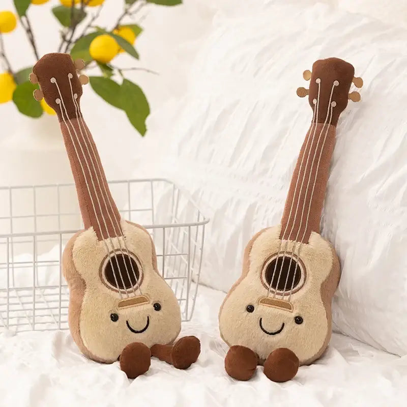guitare en peluche