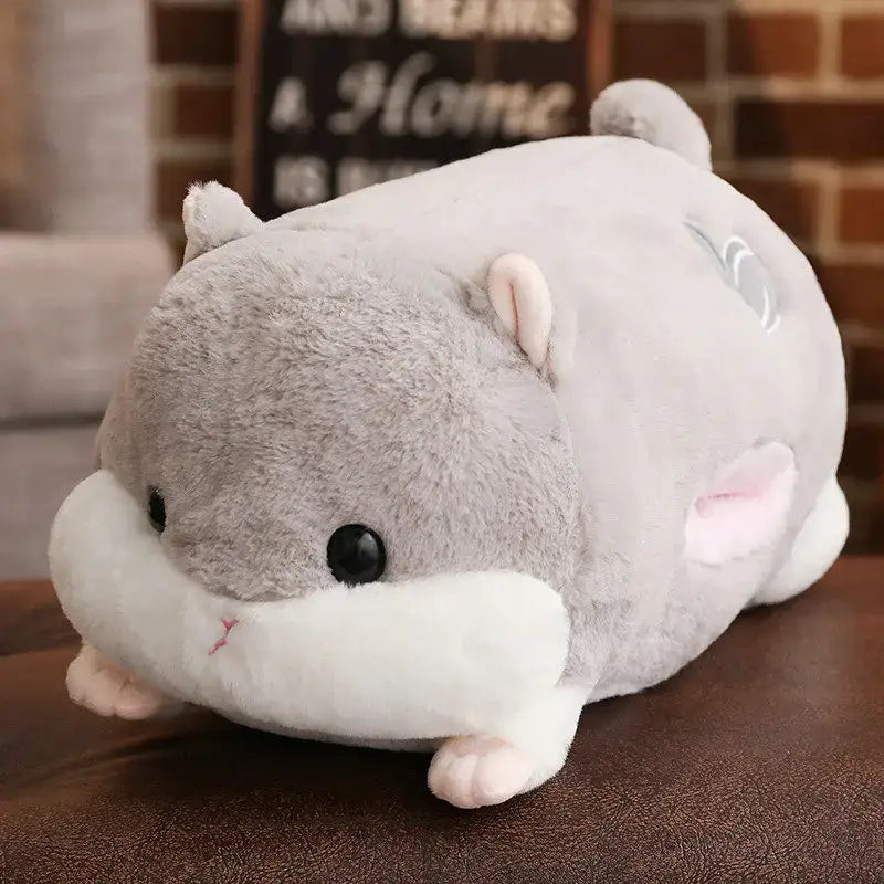 Hamster Geant - Gris / 90cm Peluche