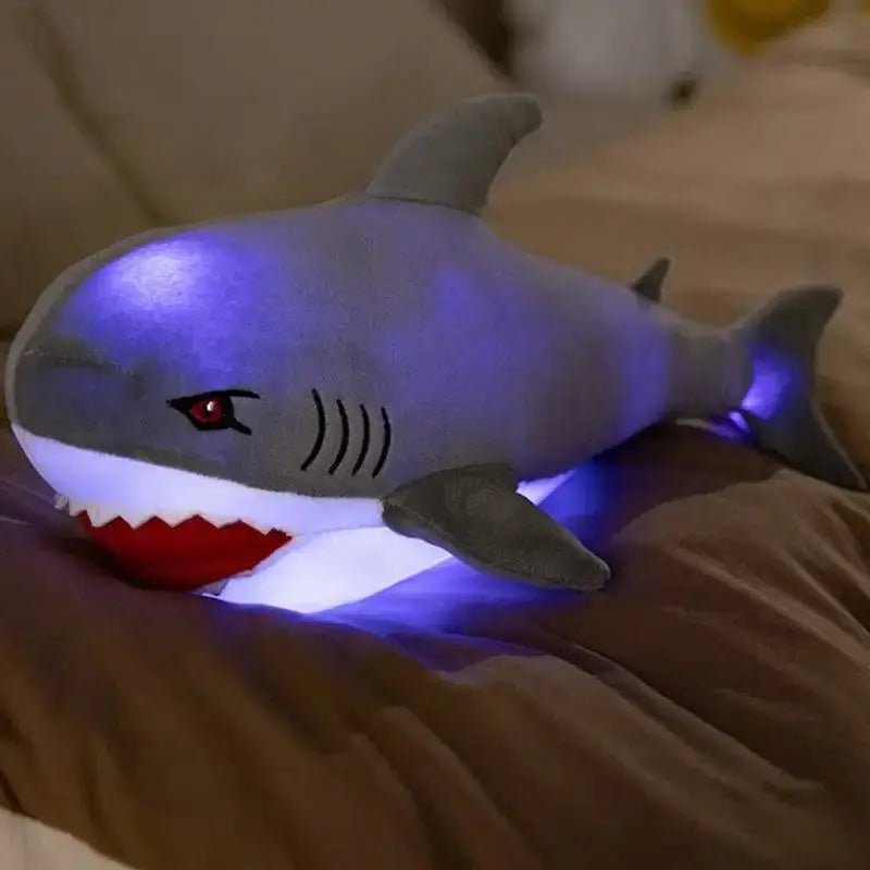 peluche requin veilleuse - 28cm