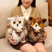 hibou peluche