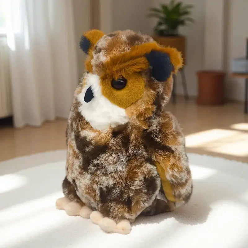 hibou peluche