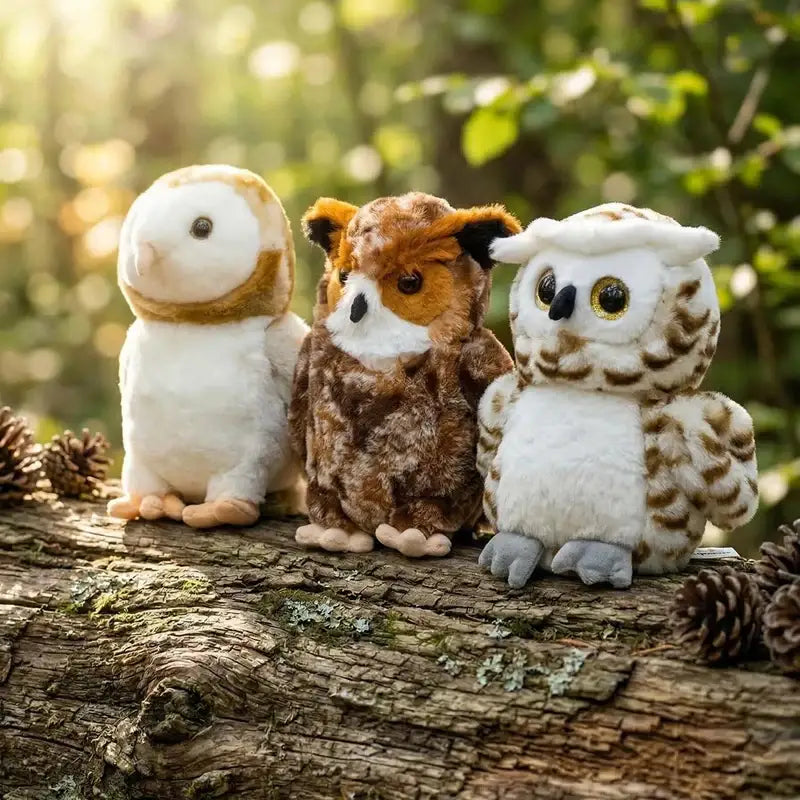 hibou peluche